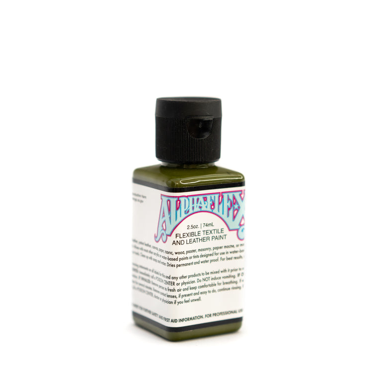AlphaFlex Flexible Textile & Leather Paint - Army Green