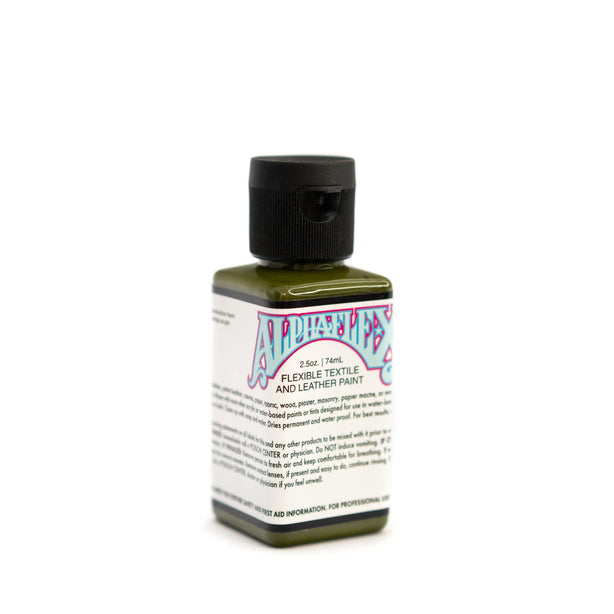 AlphaFlex Flexible Textile & Leather Paint - Army Green