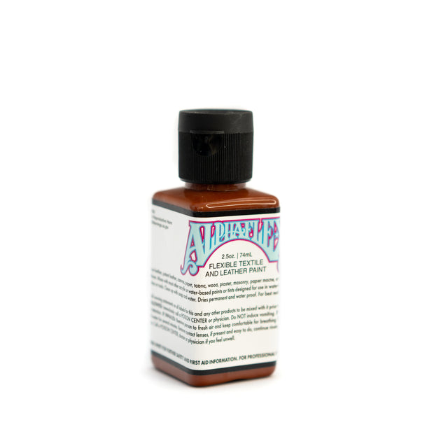 AlphaFlex Flexible Textile & Leather Paint - Burnt Caramel