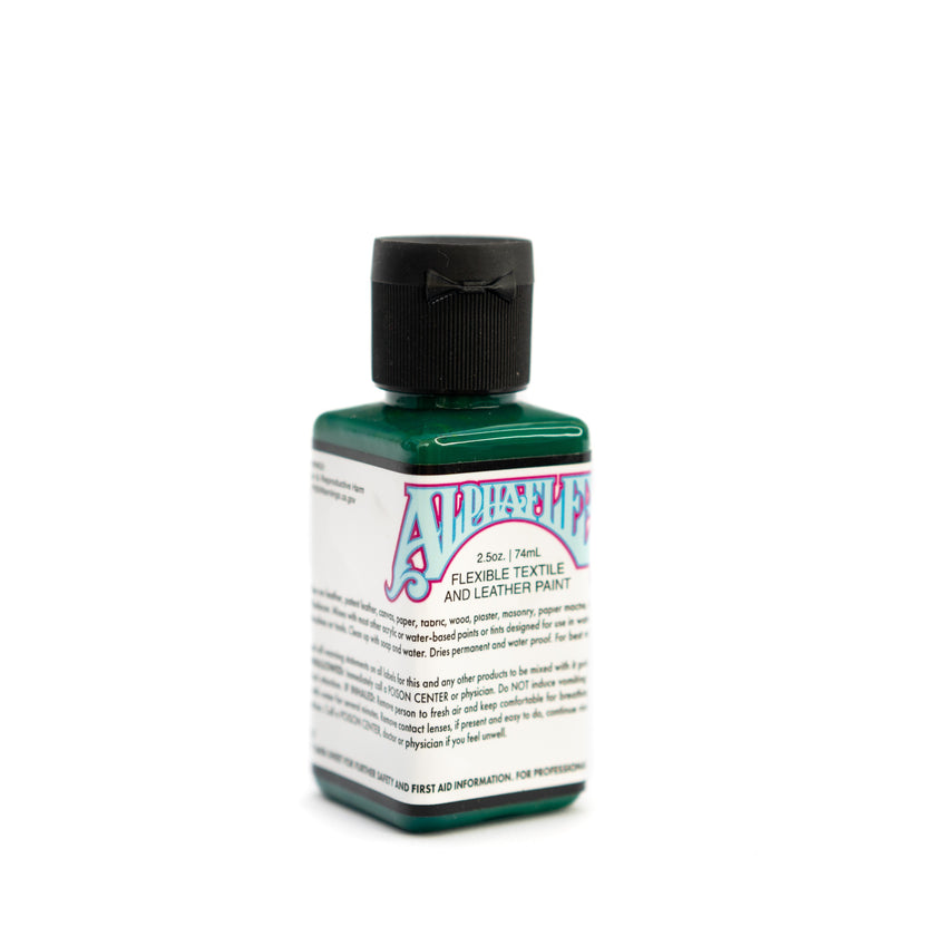 AlphaFlex Flexible Textile & Leather Paint - Dark Green