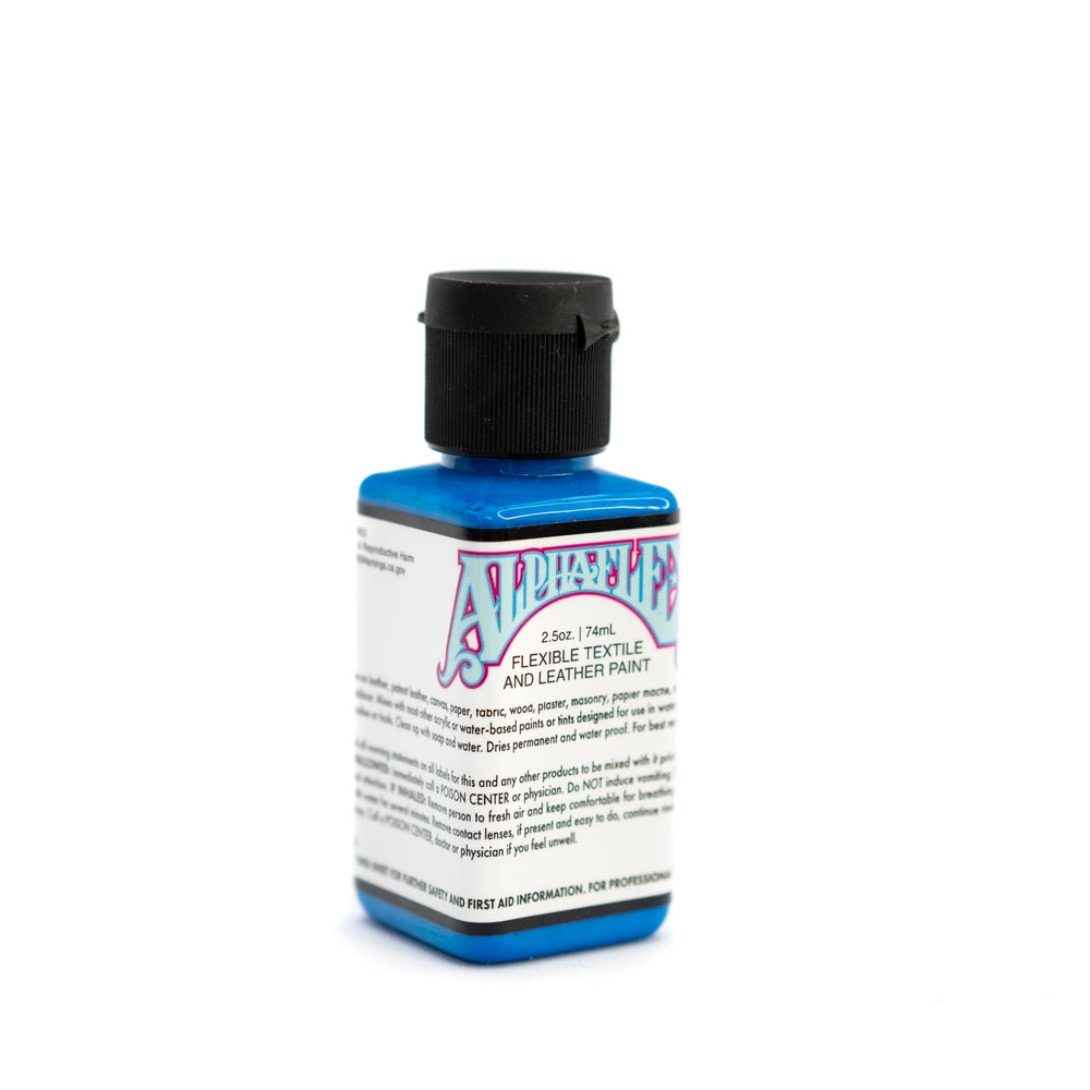 AlphaFlex Flexible Textile & Leather Paint - Electroshock Blue