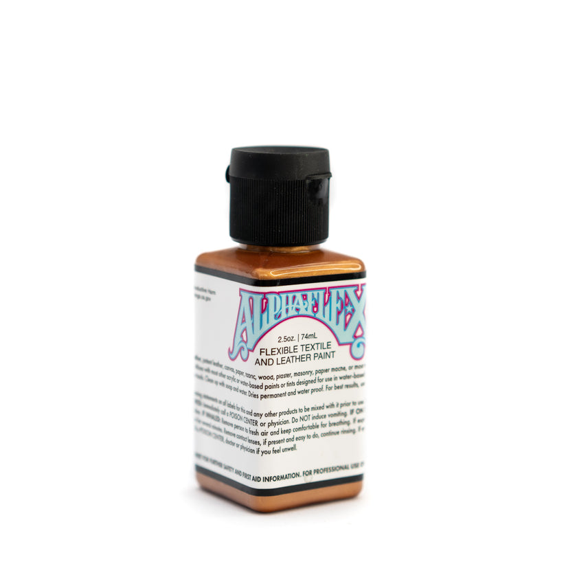 AlphaFlex Flexible Textile & Leather Paint - Metallic Bronze