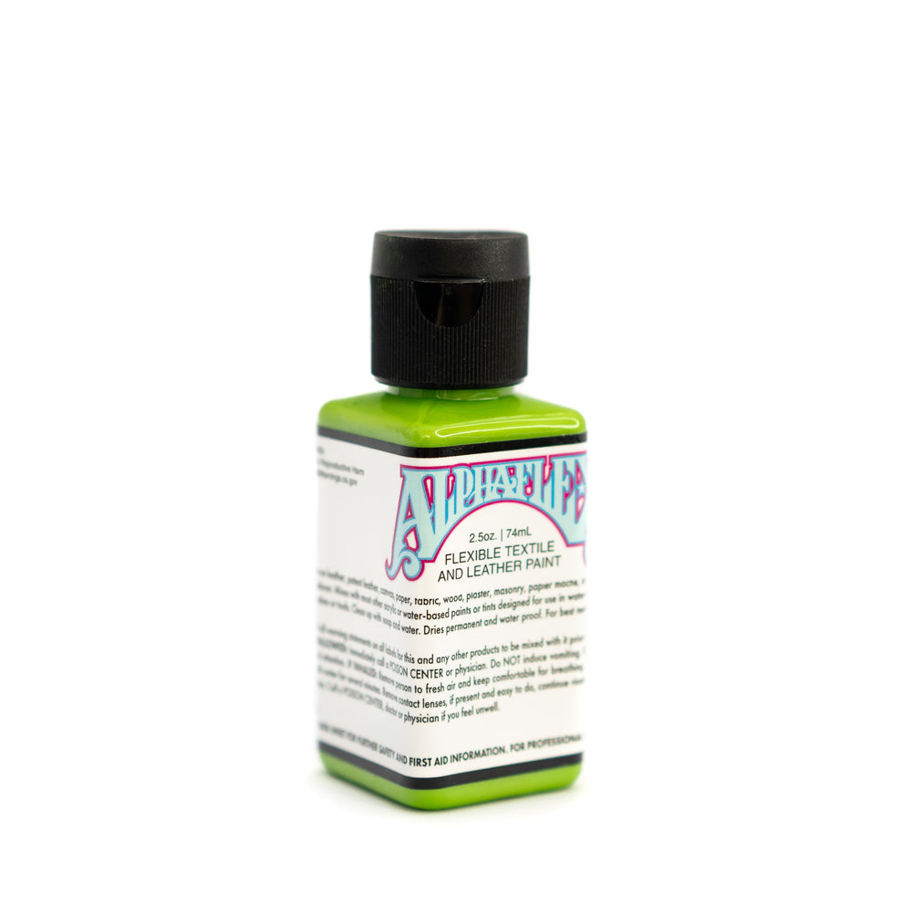 AlphaFlex Flexible Textile & Leather Paint - Slime Green