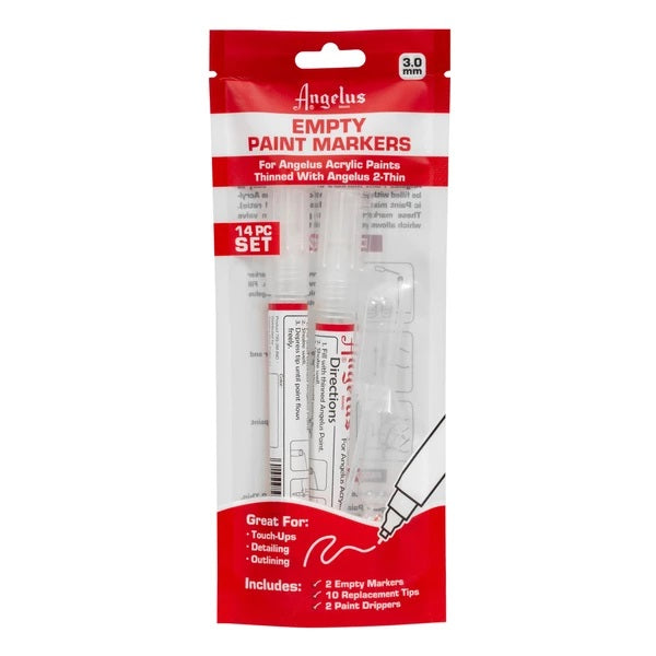 Angelus Empty Paint Marker - Set