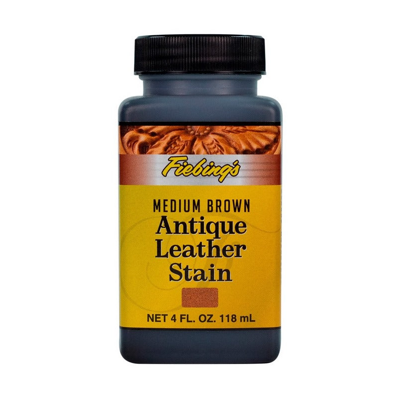 Fiebing's Antique Leather Stain - Medium Brown