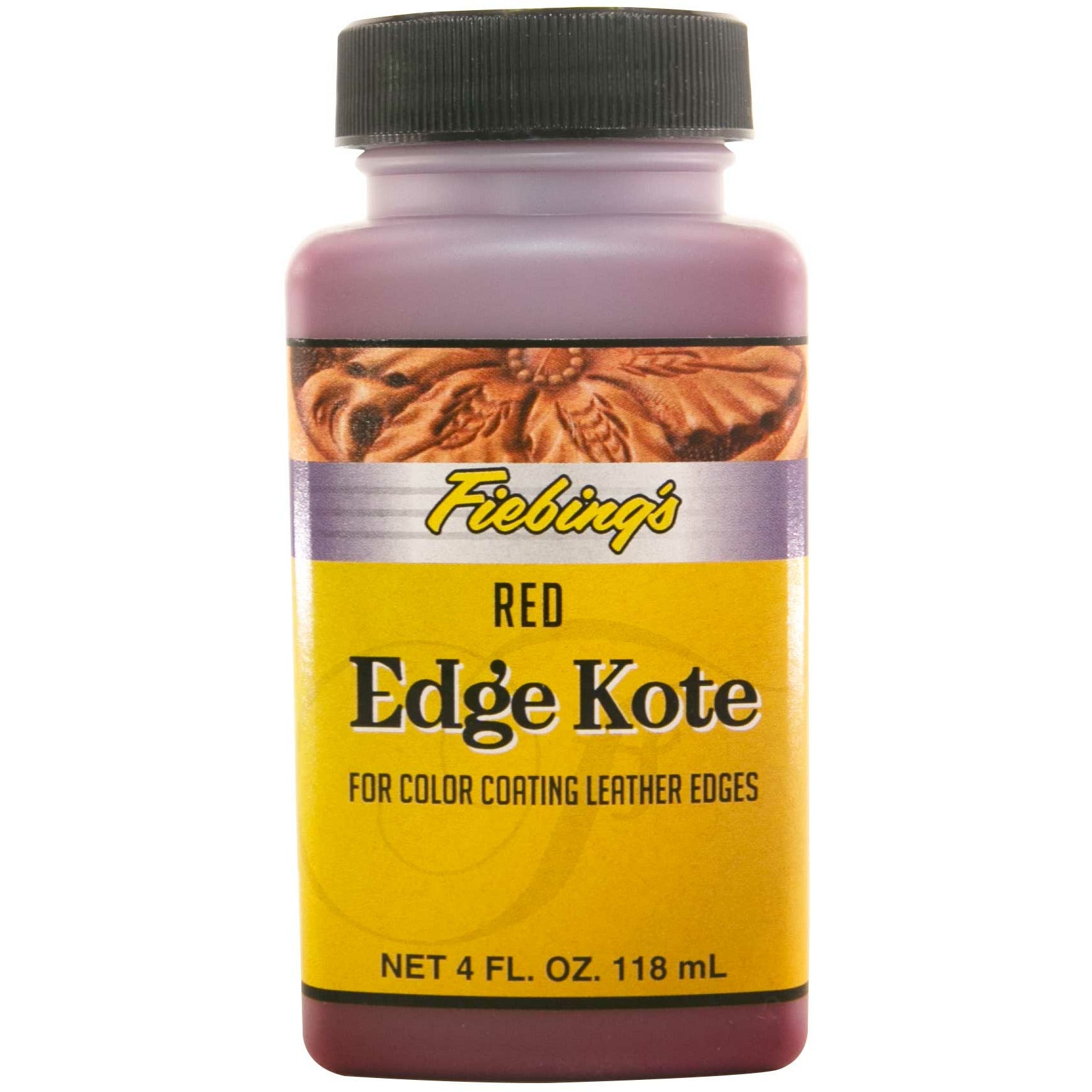 Fiebing's Edge Kote, Black - 4 fl oz bottle