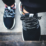 Lace Lab Japanese Katakana Flat Laces - Ultra Boost (Black)