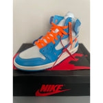 Lace Lab Off-White Style Flat Laces - "SHOELACES" (Neon Orange/Black)