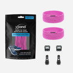 Xpand Laces Quick Release Round No Tie Lacing System - Neon Pink Reflective