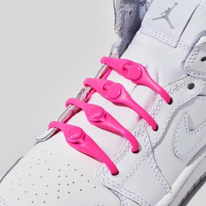 Hickies Lacing System - Pink (Kids)