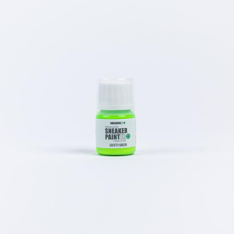 SneakersER PREMIUM LEATHER FLEXIBLE SNEAKER PAINT - SAFETY GREEN
