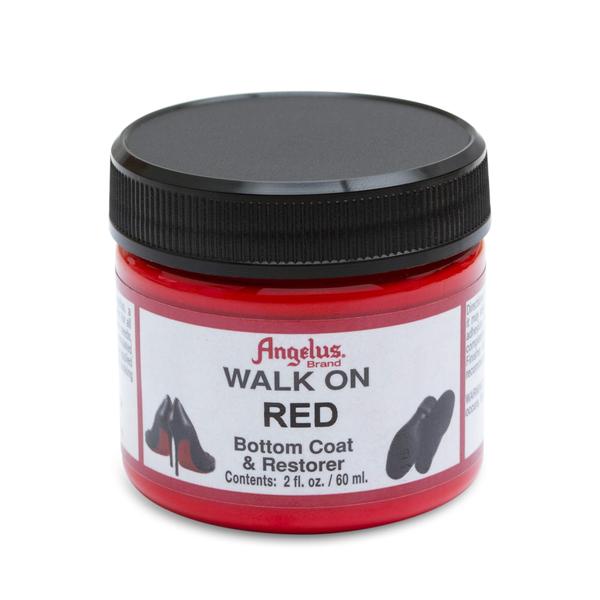Angelus Walk on Red Paint