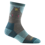 Darn Tough - Women's Bear Town Micro Crew Lightweight Hiking Socks (Aqua)