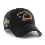 '47 Brand MVP Sure Shot Arizona Diamondbacks Snapback Cap - Black