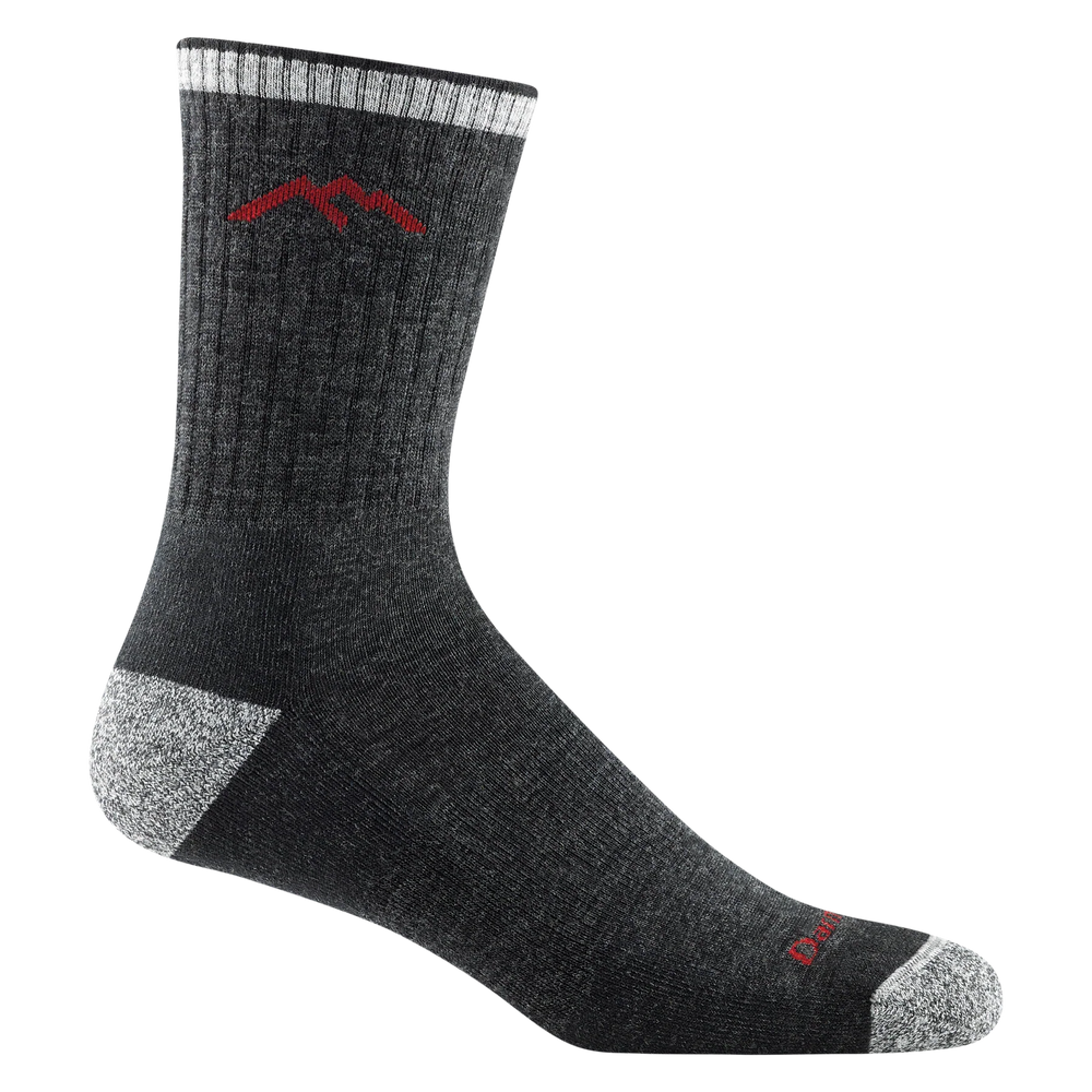 Darn Tough - Men's Hiker Micro Crew Midweight Hiking Socks (Black)