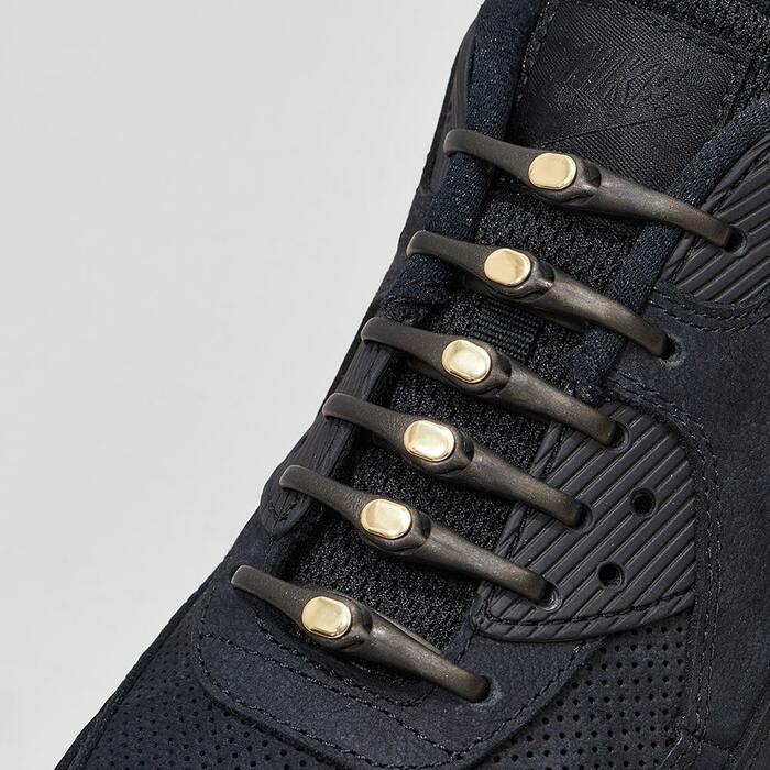 Hickies Lacing System - Black / Gold