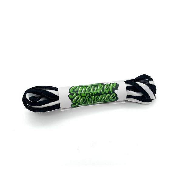 SneakerScience Striped Flat Ribbon Shoelaces
