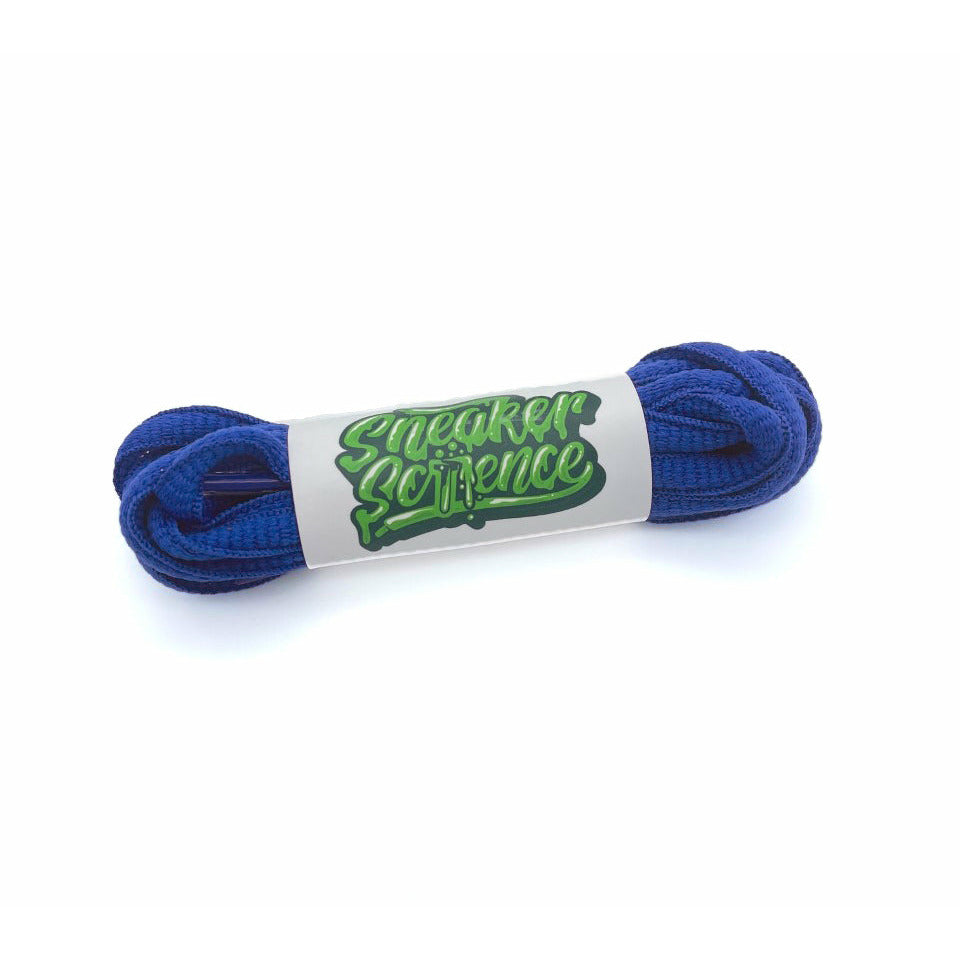SneakerScience Kids Oval Laces - (Blue)