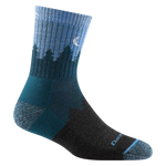 Darn Tough - Women's Treeline Micro Crew Midweight Hiking Socks (Blue)