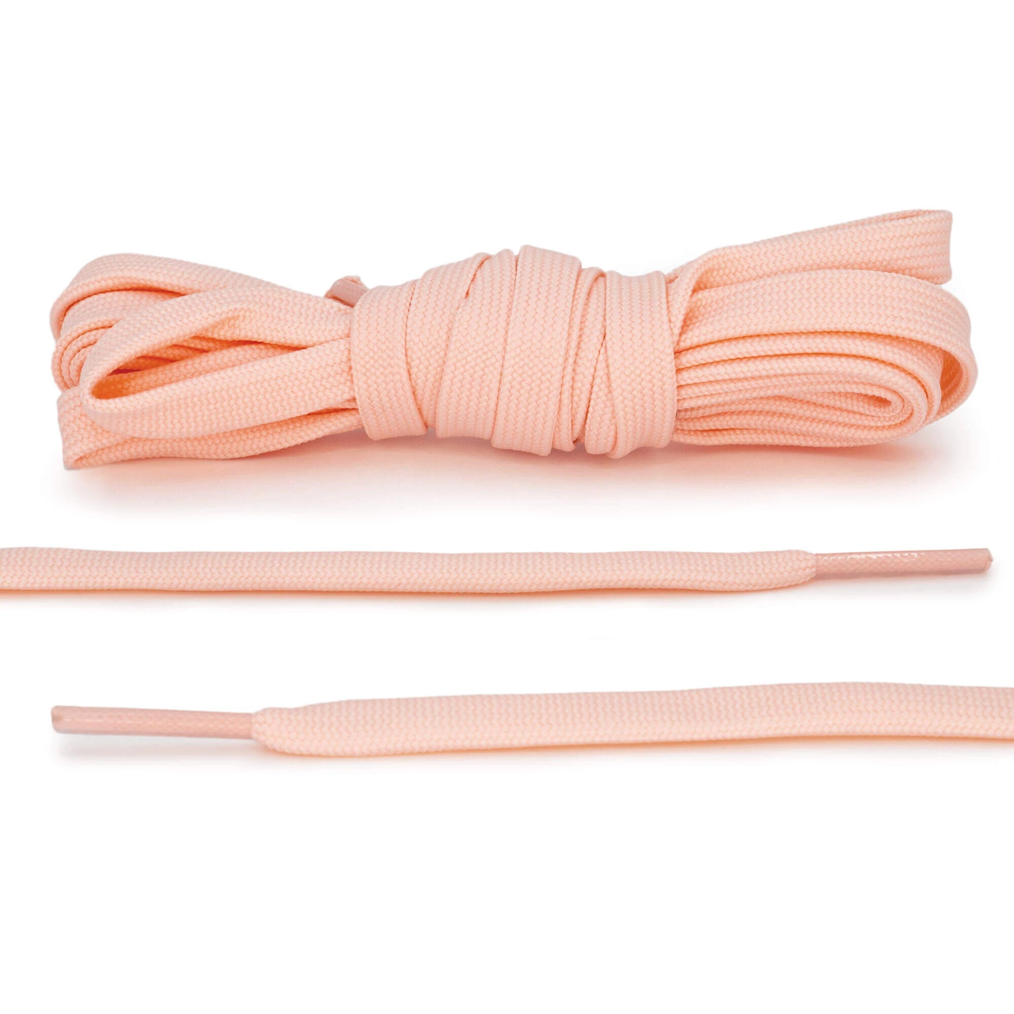 Pale pink 2025 shoe laces