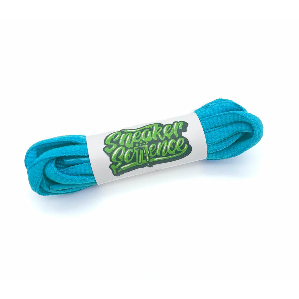 SneakerScience Kids Oval Laces - (Electric Blue)