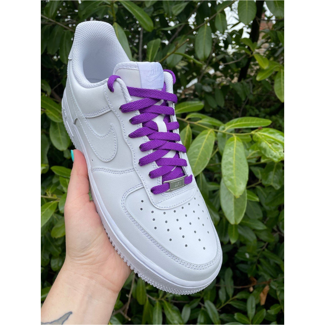 SneakerScience AF1 Replacement Laces (Bright Purple) – Sneaker