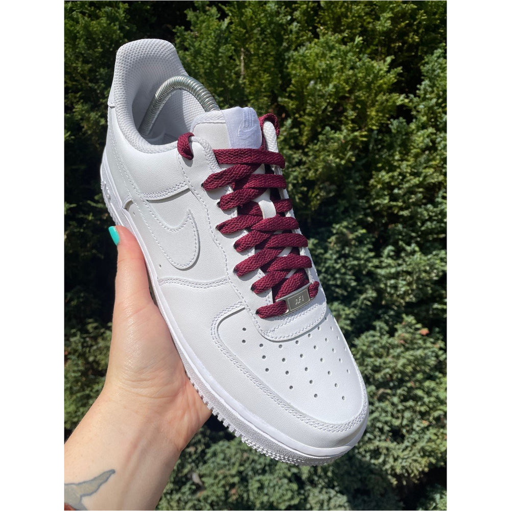 SneakerScience AF1 Replacement Laces - (Claret)