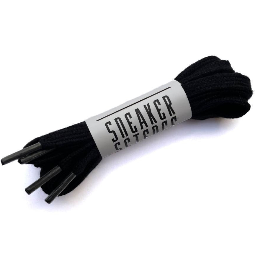 SneakerScience Cotton Shoelaces - (Black)