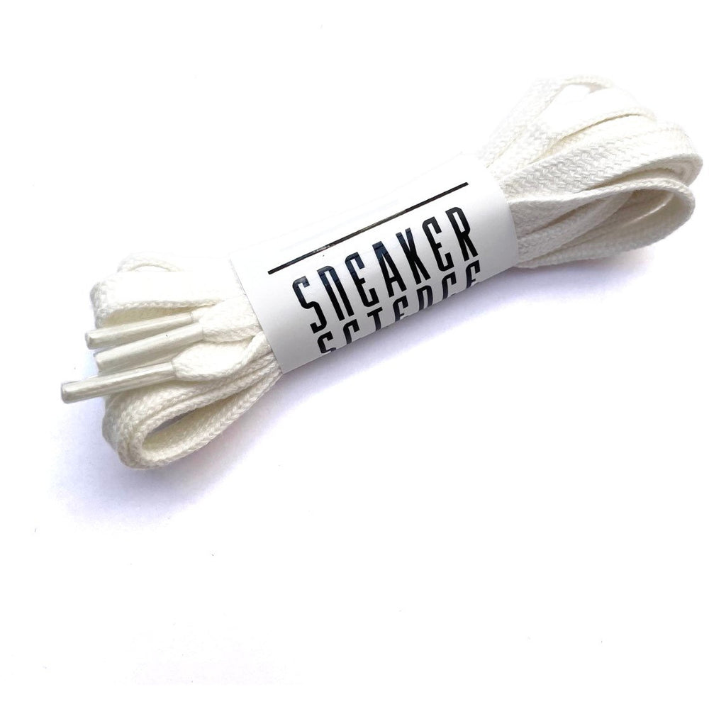 SneakerScience Cotton Shoelaces - (Vintage White)