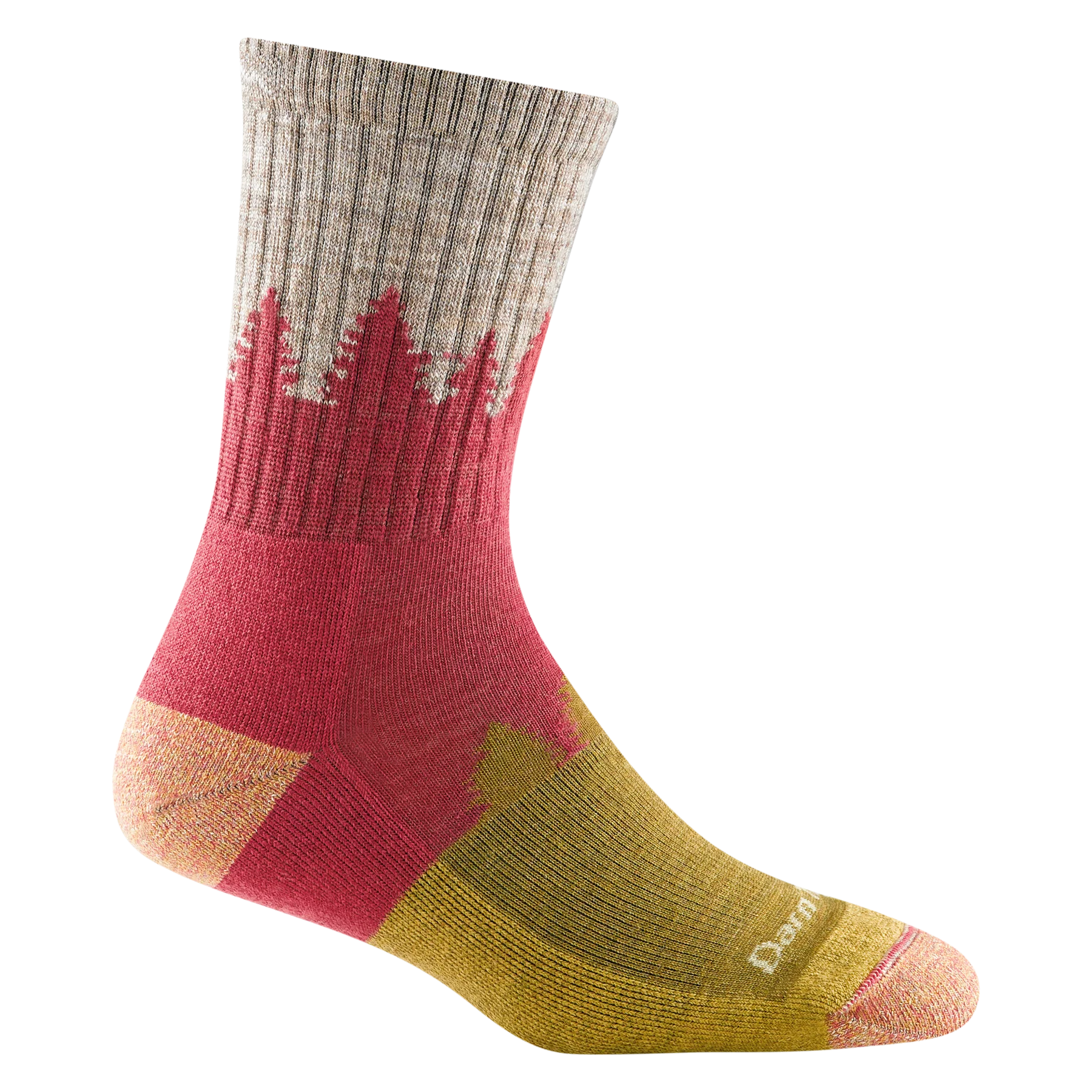 Darn Tough - Women's Treeline Micro Crew Midweight Hiking Socks (Cranberry)