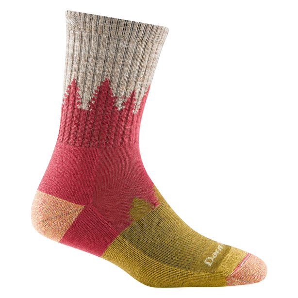 Darn Tough - Women's Treeline Micro Crew Midweight Hiking Socks (Cranberry)