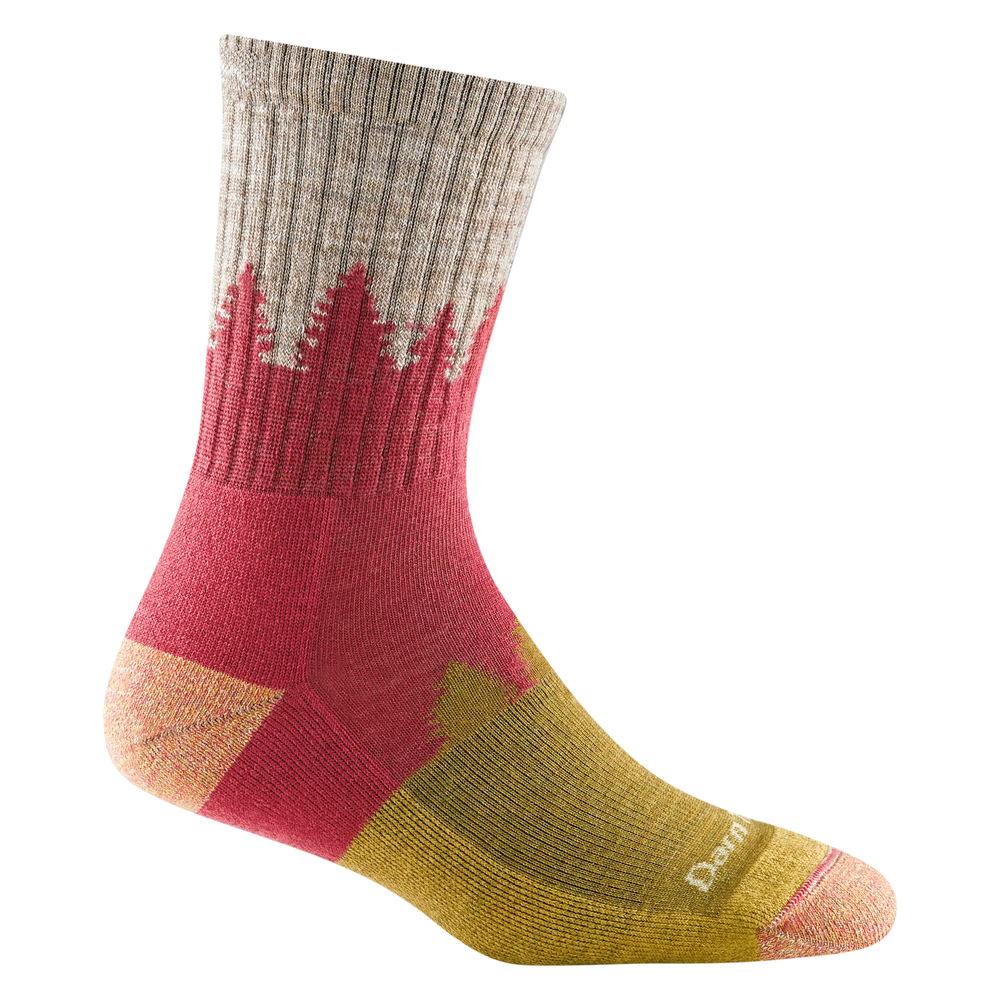 Darn Tough - Women's Treeline Micro Crew Midweight Hiking Socks (Cranberry)