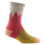 Darn Tough - Women's Treeline Micro Crew Midweight Hiking Socks (Cranberry)