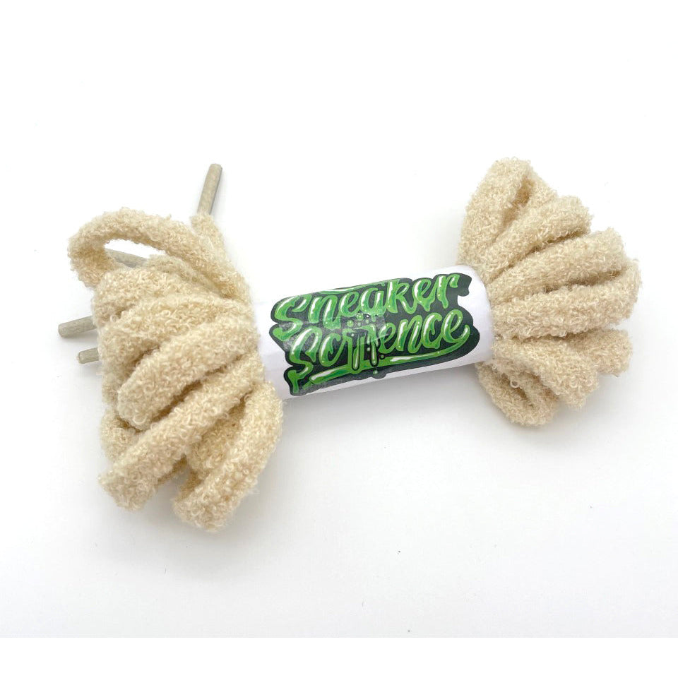 SneakerScience Fluffy Teddy Laces - (Cream) – Sneaker Science