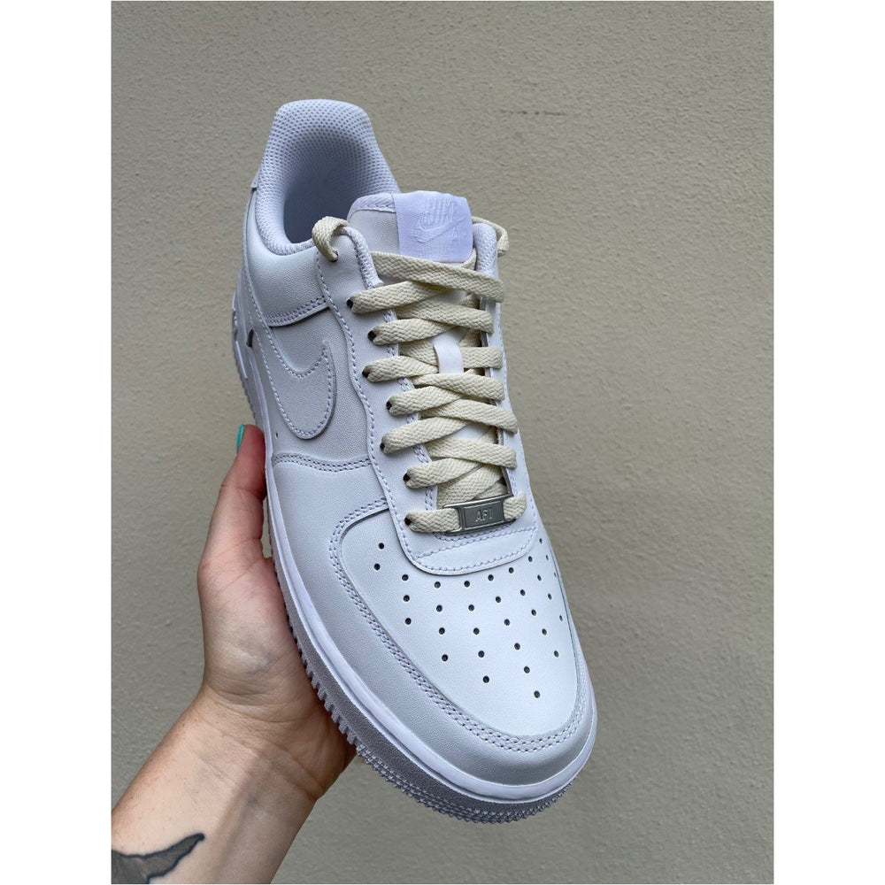 SneakerScience AF1 Replacement Laces - (Cream)