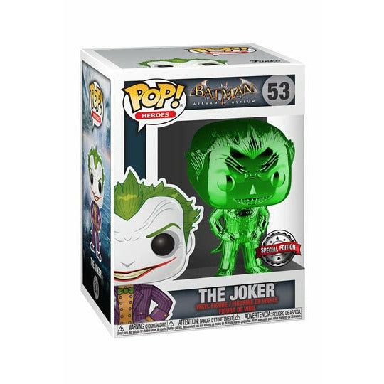 Funko POP! DC Heroes Figure The Joker (Green Chrome) - 9cm