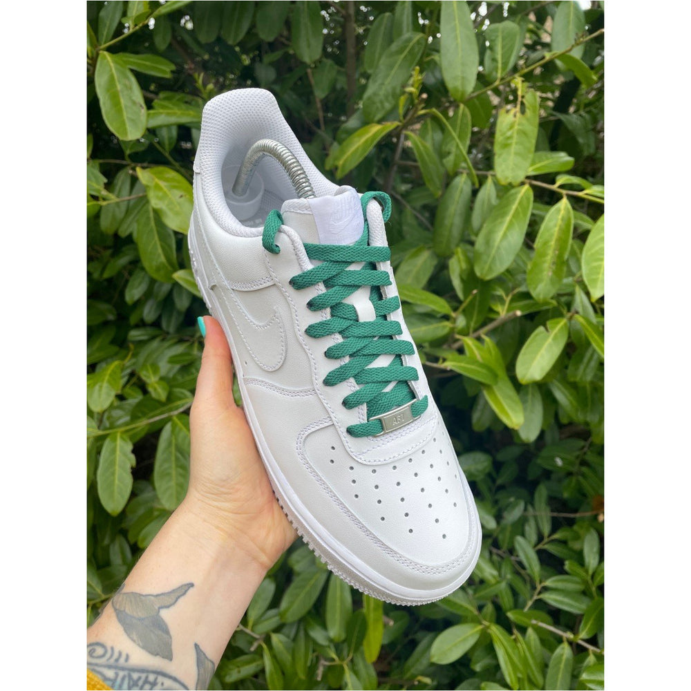 SneakerScience AF1 Replacement Laces - (Dark Green)