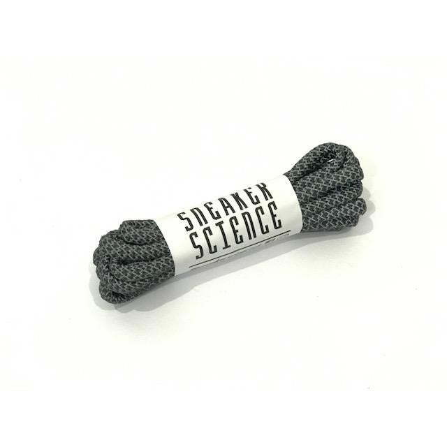 SneakerScience 3M Reflective Rope Laces - (Dark Grey)