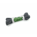 SneakerScience Kids Flat Laces - (Dark Grey)