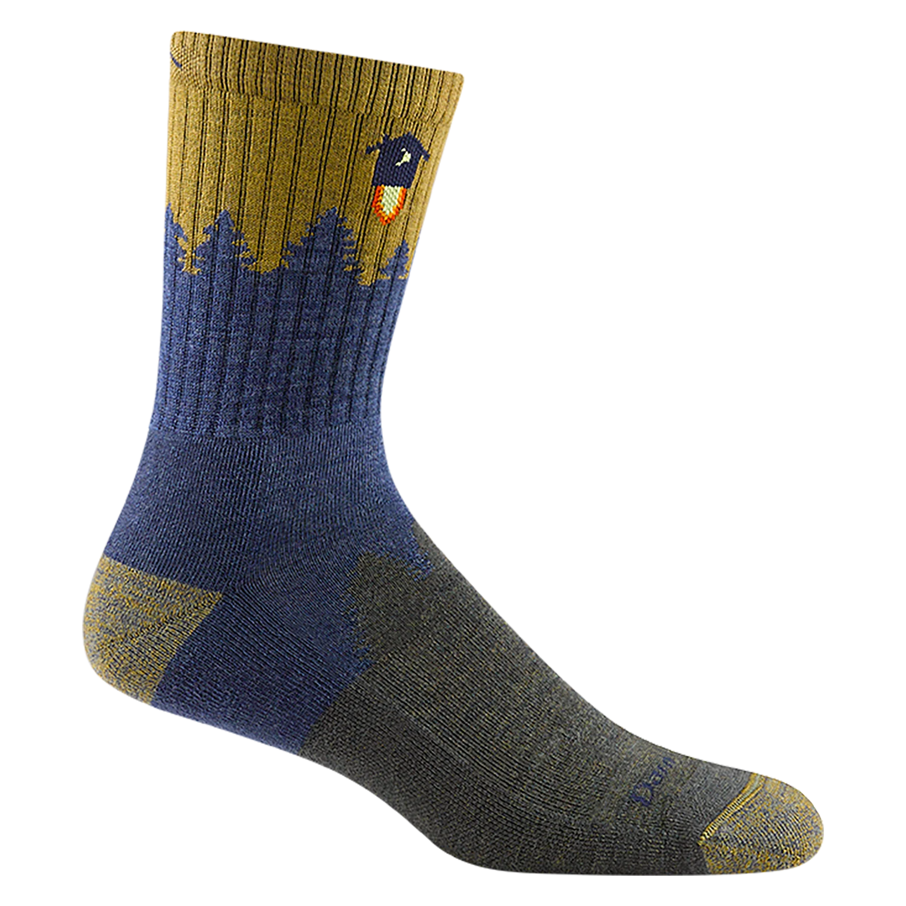 Darn Tough - Men's Number 2 Micro Crew Midweight Hiking Socks (Denim)