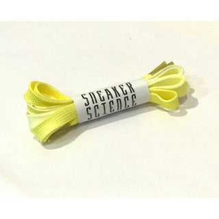 SneakerScience Fade Flat Laces - Bright Yellow