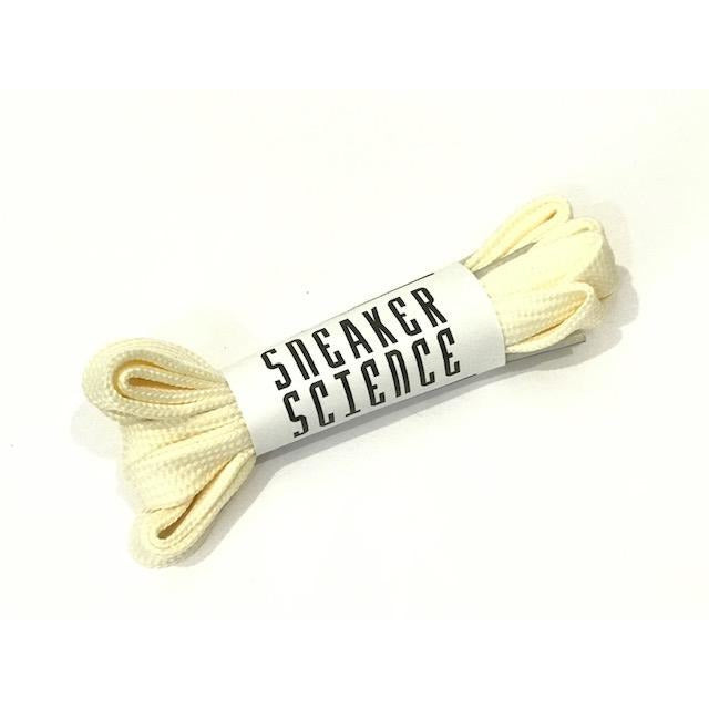 SneakerScience Flat Laces - (Cream)