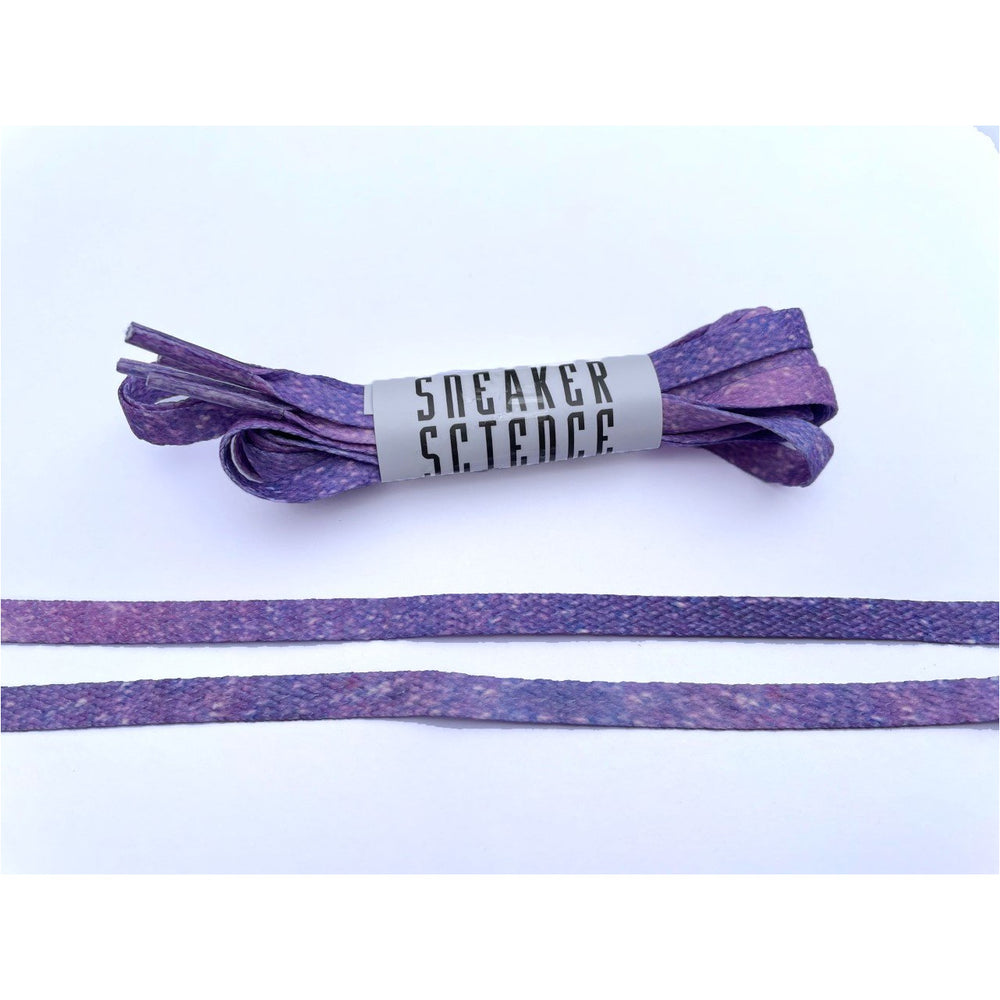 SneakerScience Space Series Flat Laces - (Purple Galaxy)