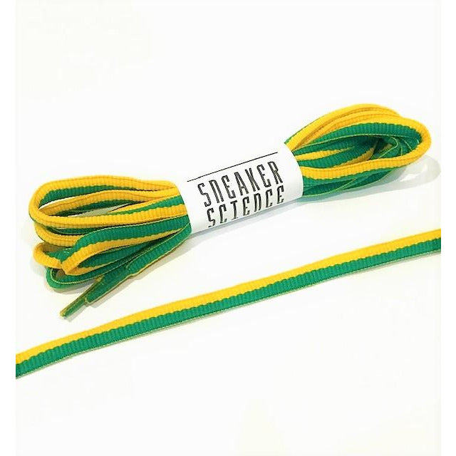 SneakerScience SB Dunk Replacement Laces - (Yellow/Green)