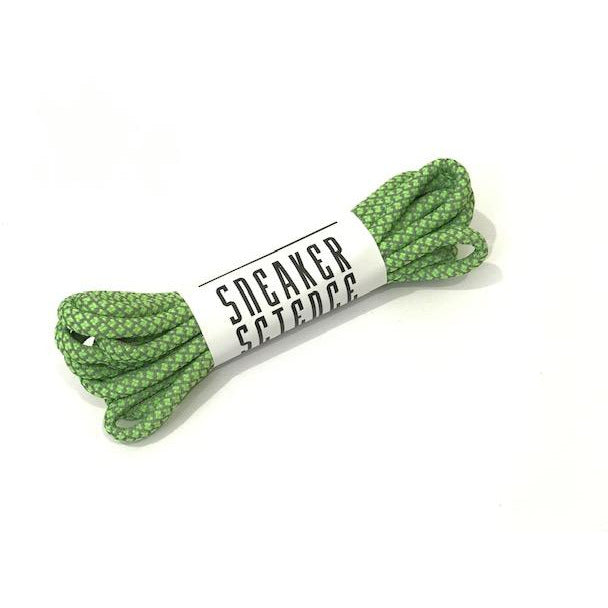 SneakerScience 3M Reflective Rope Laces - (Neon Green)
