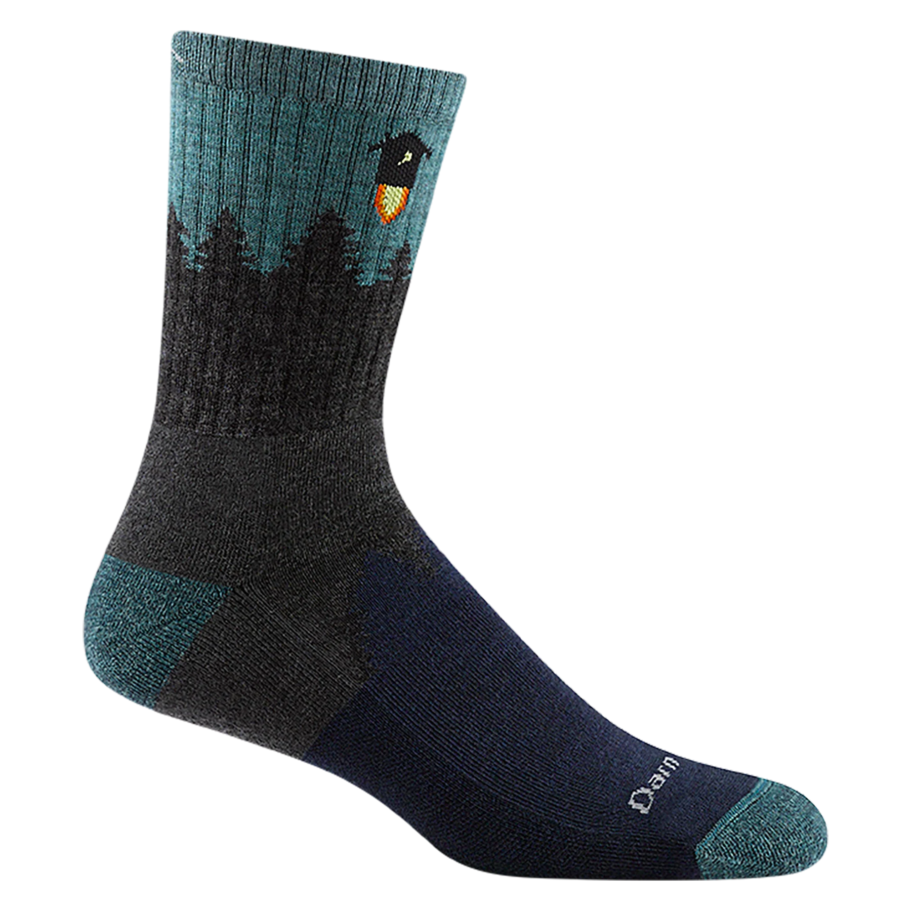 Darn Tough - Men's Number 2 Micro Crew Midweight Hiking Socks (Grey)