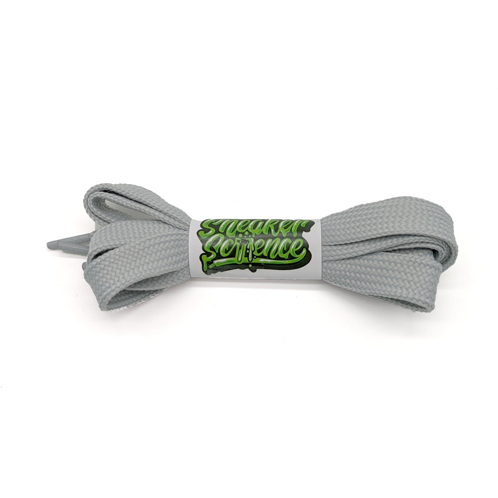 SneakerScience 18mm Wide Shoelaces - (Grey)