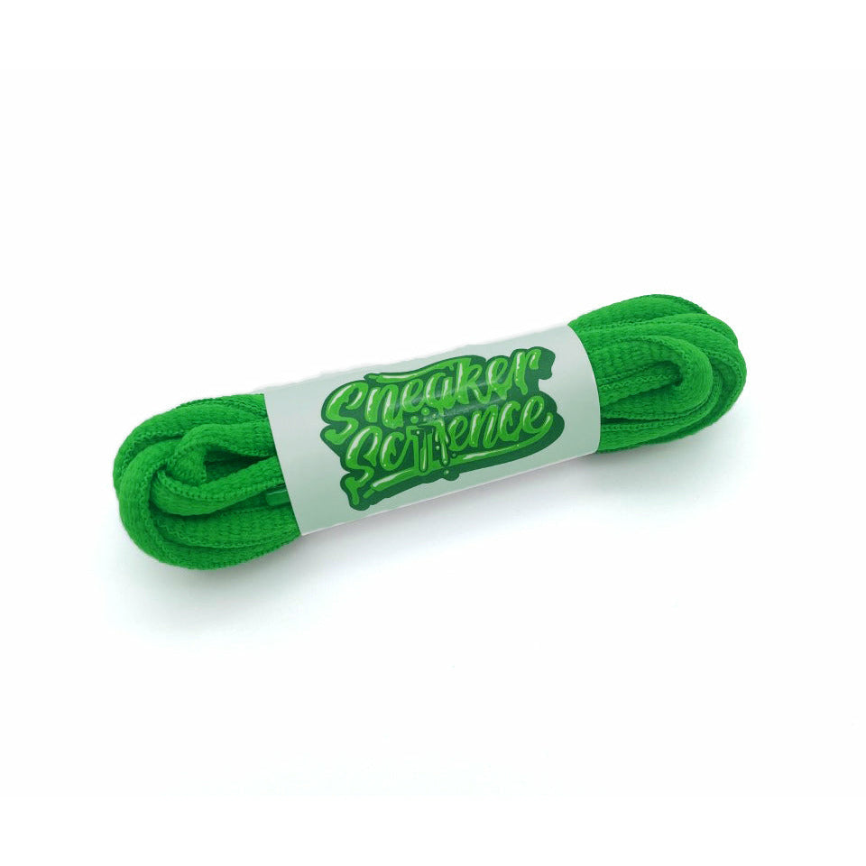 SneakerScience Kids Oval Laces - (Green)