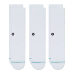 Stance - Icon Crew Socks - White (3 Pack)