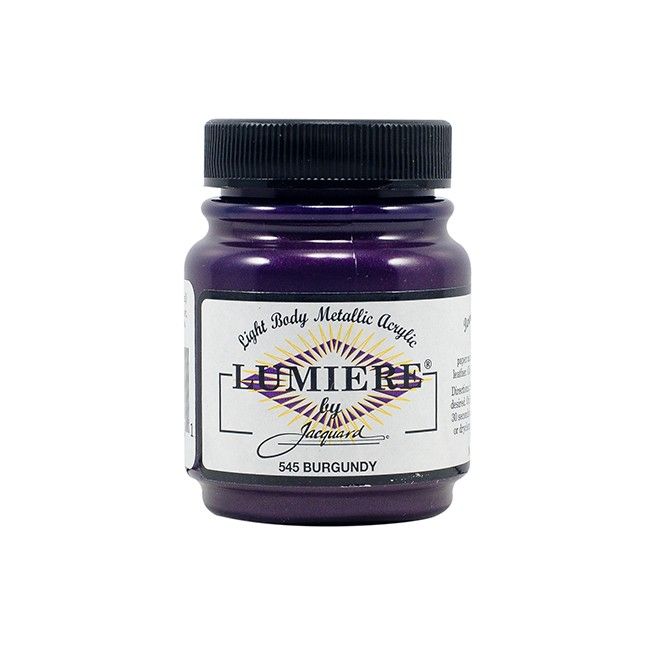 Jacquard Lumiere Paint - Burgundy